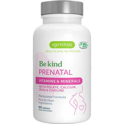 Igennus Be Kind Prenatal Vitamins & Minerals - 60 таблетки
