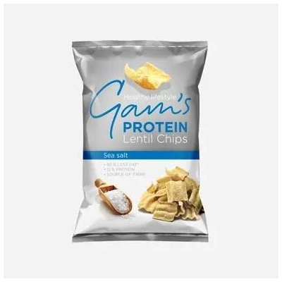 Gam's Protein Lentil Chips mořská sůl 65 g