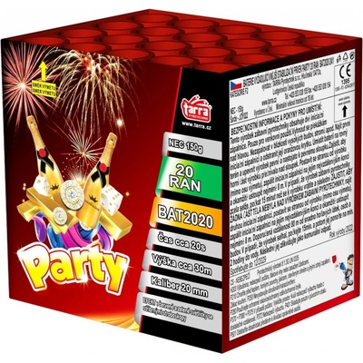 Baterie výmetlic PARTY 20 ran 24 1 Čína BAT2020
