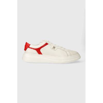 Кожени маратонки Tommy Hilfiger POINTY COURT SNEAKER в бежово FW0FW07460 (FW0FW07460)