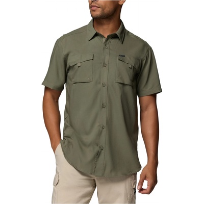 Columbia Мъжка риза с копчета Columbia Silver Ridge Utility II S/S Shirt - Stone Green - размер XL (033-3036-0315)