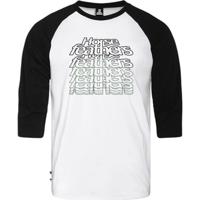 Horsefeathers Rollin Raglan White/Black