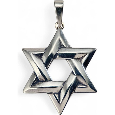 Drakkaria DAVIDOVA HVĚZDA stříbrný přívěsek P38931