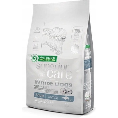 Nature's Protection Bílí psi adult rybí 4 kg