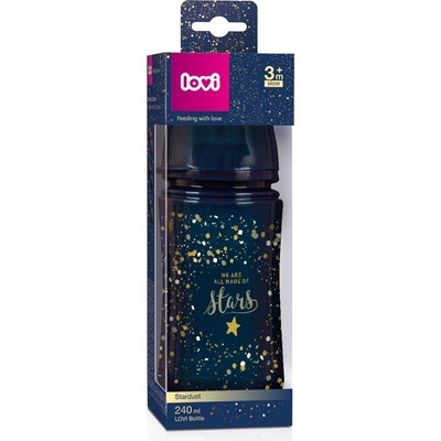 LOVI lahev Stardust modrá 240ml