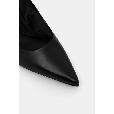 Calvin Klein Кожени обувки с тънък ток Calvin Klein ESS STILETTO HDW CHAIN LTH 90 (HW0HW02718)