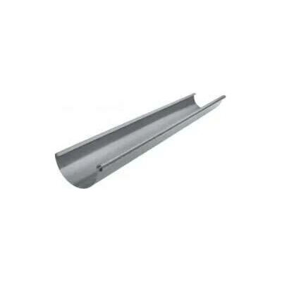Okapový žlab r.š.400mm pozinkovaný lakovaný RAL 9007 stříbrná tmavá dl.5m