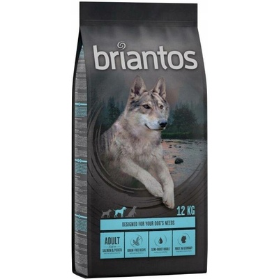 Briantos adult bez obilovin lososové s bramborami 12 kg