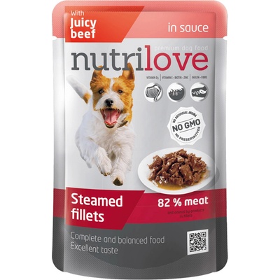 Nutrilove Adult hovězí 85 g