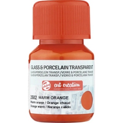 Barva na sklo a porcelán 30 ml oranžová