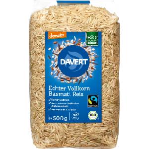 Davert Био истински ориз Басмати пълнозърнест - 500 г