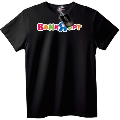 NOONEBRAND Цветна Тениска BANKRUPT - XL, White