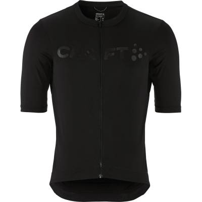 Craft Мъжка фланелка с къс ръкав за колоездене Craft Endur Logo Jersey Cycling jersey - Black - размер XXL (056-3976-0116)