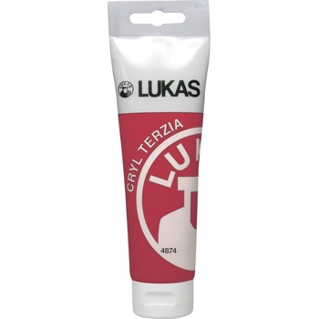 LUKAS Cryl Terzia Plastic Tube АКРИЛНА боя Cadmium Red Deep Hue 125 ml 1 бр (748740012)