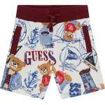 Guess Детски къси панталонки Guess - Мече с дънки и щампи, многоцветни, 18 м (20261-N6RD00-KA6R4-P7HZ-18M) - baby