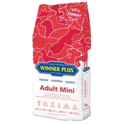 WINNER PLUS Super Premium Adult Mini - пълноценна храна за пораснали кучета от дребните породи, Германия - 18 кг