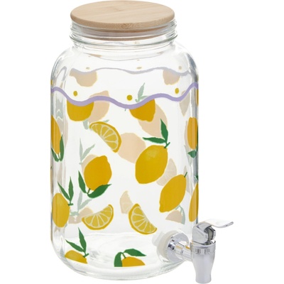 Secret de Gourmet Dávkovač na nápoje FRUITY, 4 L, citron transparentní