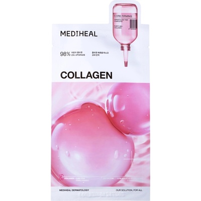Mediheal Collagen Essential Mask Core Firming Spevňujúca plátienková maska na tvár 1 ks 24 ml
