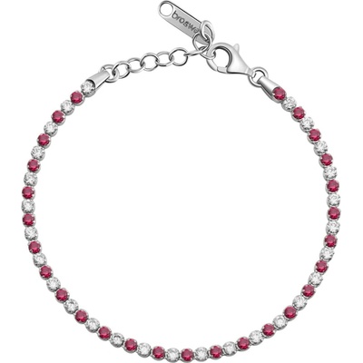 Brosway Úchvatný tenisový náramok s kubickými zirkónmi Fancy Passion Ruby FPR130