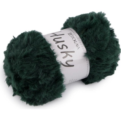 Pletací příze Husky 100 g Varianta: 16 (08) zelená tmavá, Balení: 1 ks 57858/147369/269732