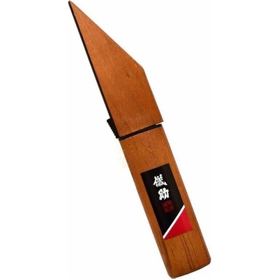 Japonský nůž Kiridashi 75mm s dřevěným pouzdrem