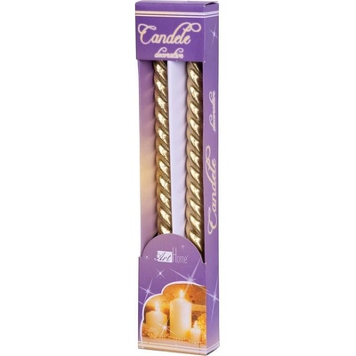 MagicHome Vánoční svíčka 25 cm 2 ks