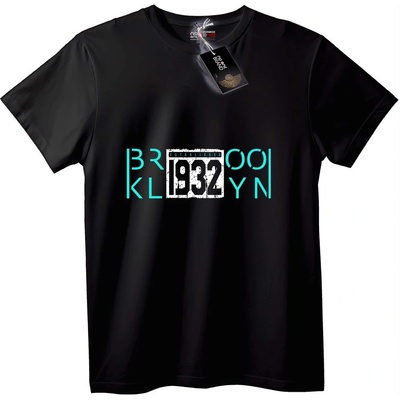 NOONEBRAND Тениска Brooklyn 1932 - M, Black
