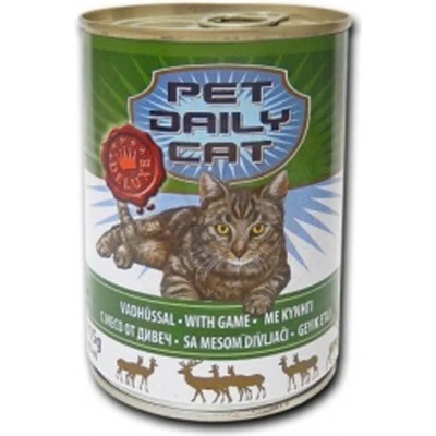 Консерва за котка Pet Daily Cat с вкус на дивеч 24бр (972)