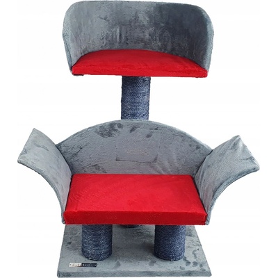 Škrábadlo a odpočívadlo pro kočky LOUNGE 70 x 42 x 37 cm