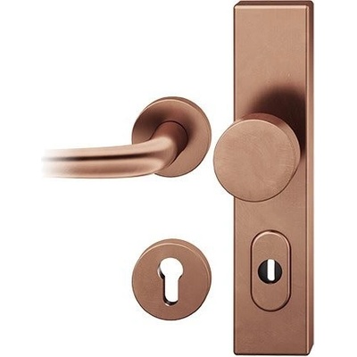 FSB 73 7376 klika/koule, 4. bezp. třída Bronz masivní s patinou, 92 mm, s rozetami pouze 2. bezp.třída