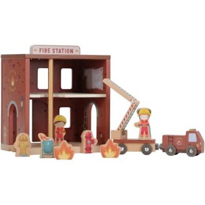 Little Dutch Дървена играчка Little Dutch - Пожарна станция (LD2538)