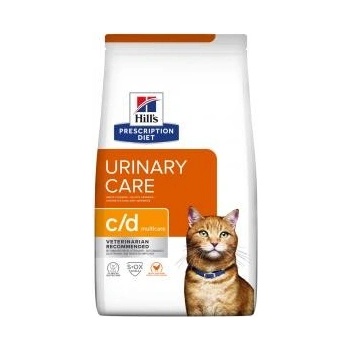 Hill's Prescription Diet C/D Multicare Starostlivosť o močový systém pre mačky 1,5 kg