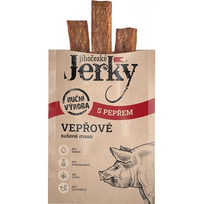 Jihočeské Jerky Vepřové s pepřem 20 g