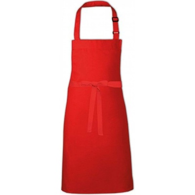 Link Kitchen Wear Nastavitelná zástěra na grilování bez potisku Červená X979