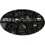 NATEC Протектор за под, Genesis Protective Floor Mat Tellur 300 Gear 100cm (NDG-2083)