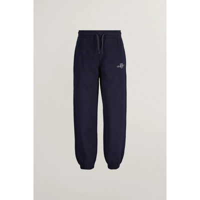 Gant Relaxed Contrast shield Sweatpants Evening Blue