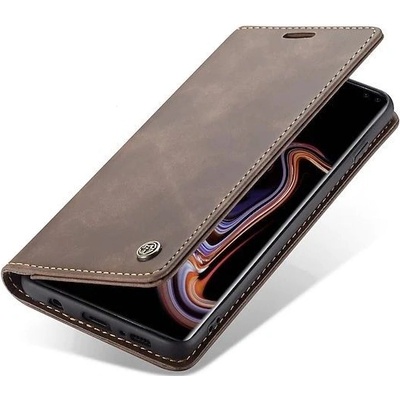CaseMe Book Xiaomi Redmi Note 9 Pro, Note 9 Pro Max, hnědé