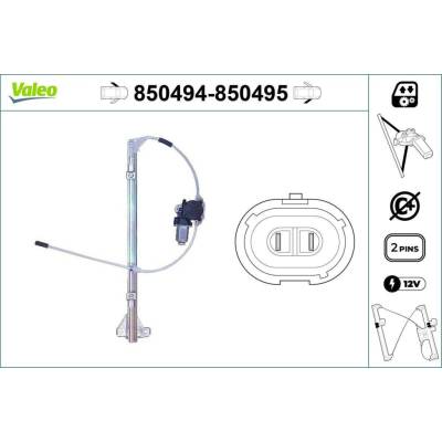 Zvedací zařízení oken VALEO 850494