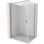 Mexen Mist-B Душ кабина с отваряща се врата 85 x 80 см, прозрачна, четкана мед - 8A2T-085-080-65-00 (8A2T-085-080-65-00)