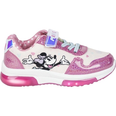 Blikajúce tenisky Minnie Mouse Hearts