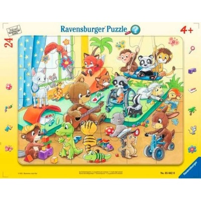 RAVENSBURGER Zvířecí mateřská školka 24 dílků