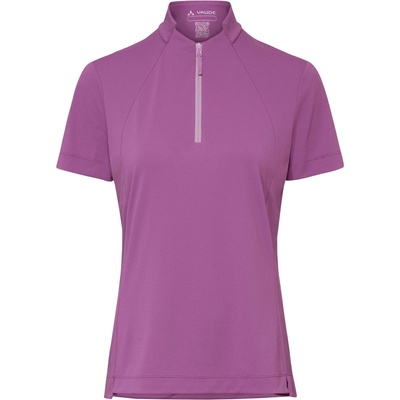 Vaude Дамска фланелка с къс ръкав за колоездене Vaude Women's Adlux Half Zip Shirt Cycling jersey - Magenta - размер 38 (EU) (156-2795-0212)