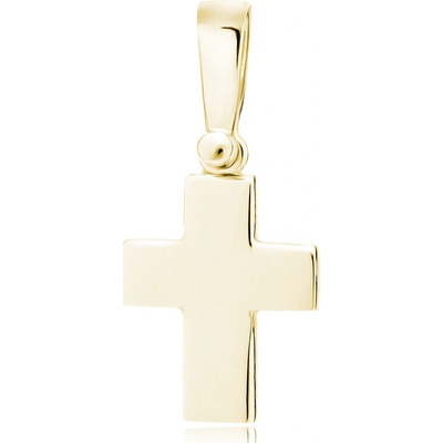 Olivie Stříbrný přívěsek KŘÍŽEK GOLD 9407