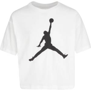 Air Jordan Детска тениска Air Jordan Jumpman Cropped T-Shirt Junior Girls - White LL JM