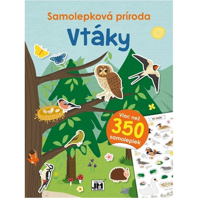 JiriModels Samolepková príroda Vtáky
