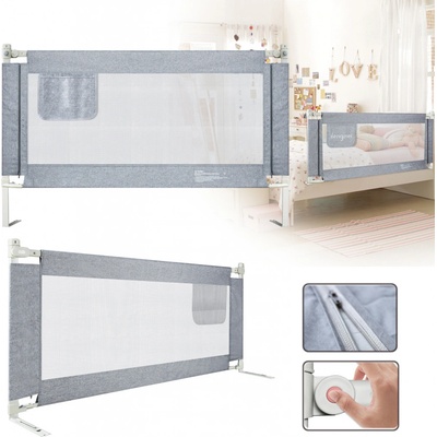 LZQ zábrana na postel Bed Guard 180 cm Červená – Hledejceny.cz