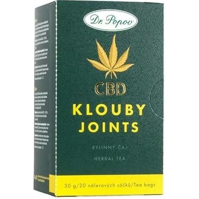 Konopný čaj s CBD Klouby, 30 g Dr. Popov