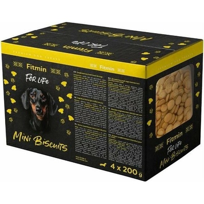 Fitmin Dog For Life Mini piškoty pro psy multipack 4 x 200 g