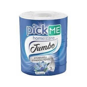 PickME Кухненска ролка Pick Me Jumbo синя 3 пласта 1бр (2/7856565)
