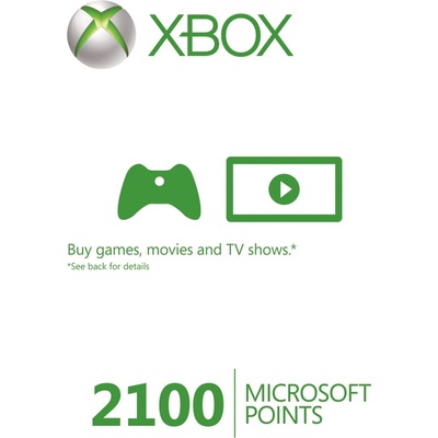 Microsoft Xbox Live predplatená karta 2100 bodov